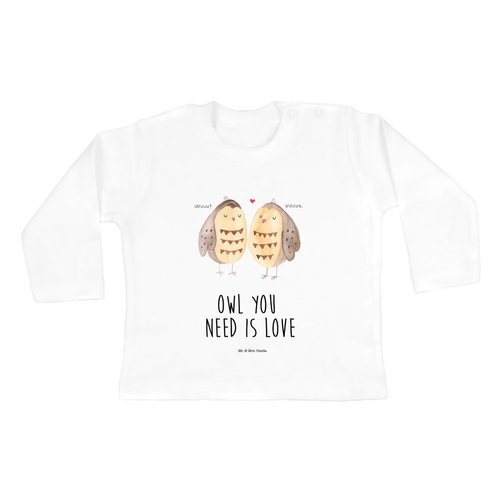Longsleeve dla niemowląt 12-18 miesięcy sowy miłość Kleidung, Langarm, Jungen, Mädchen, Baby, Bio, Eule, Eule Deko, Liebe, All you need is love, Freund, Liebe Spruch, Wortspiel lustig, Owl, Hochzeit Spruch, Freundin Geschenk
