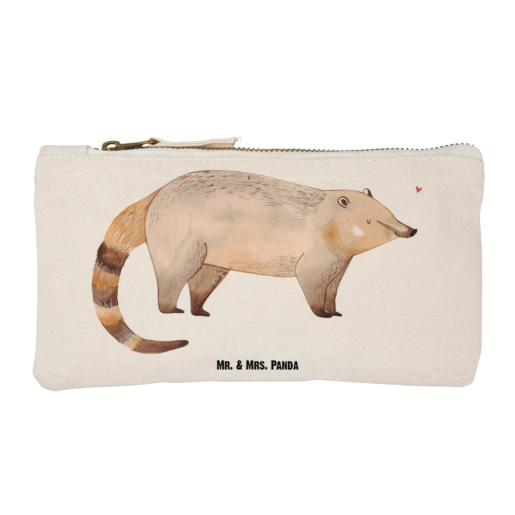 Make-up bag Coati small animals, cute, funny, cute animal motives, hand drawn, small world, funny sayings, good mood, happy, gifts, gift ideas, special gifts, animal lover, card, bear, trunk bear, nose bear, Nose bear