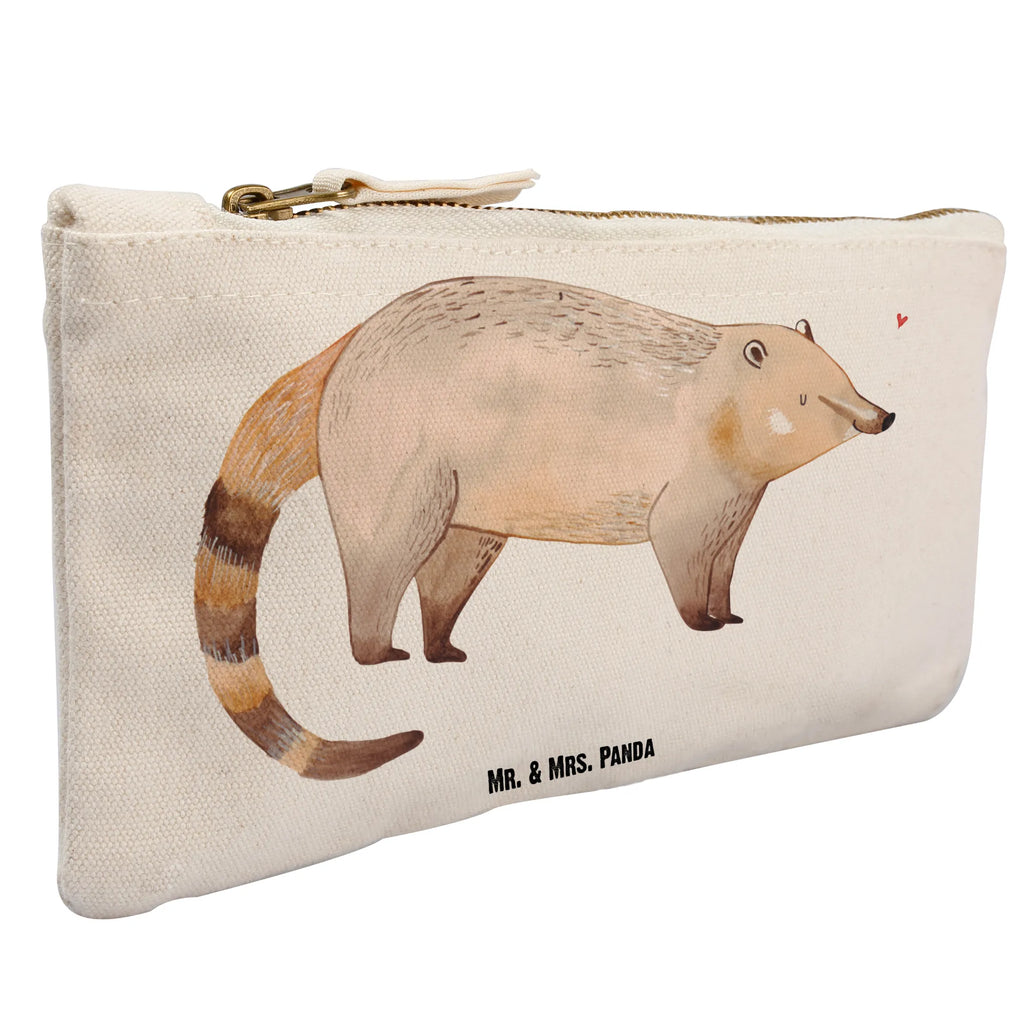 Make-up bag Coati small animals, cute, funny, cute animal motives, hand drawn, small world, funny sayings, good mood, happy, gifts, gift ideas, special gifts, animal lover, card, bear, trunk bear, nose bear, Nose bear