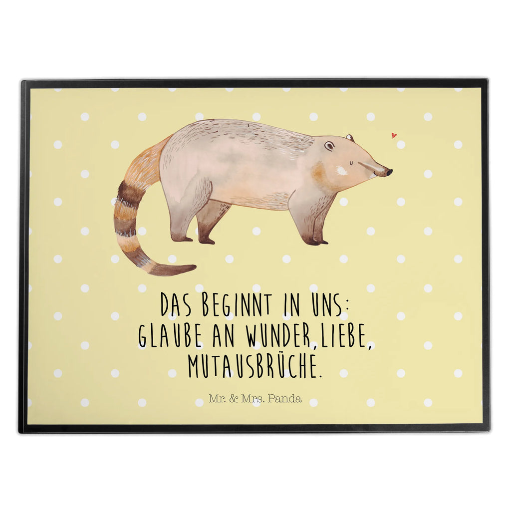 Desk pad Coati underlay, desk, girl, office, children, Desk pad, small animals, cute, funny, cute animal motives, hand drawn, small world, funny sayings, good mood, happy, gifts, gift ideas, special gifts, animal lover, card, nose bear, bear, trunk bear, Nose bear