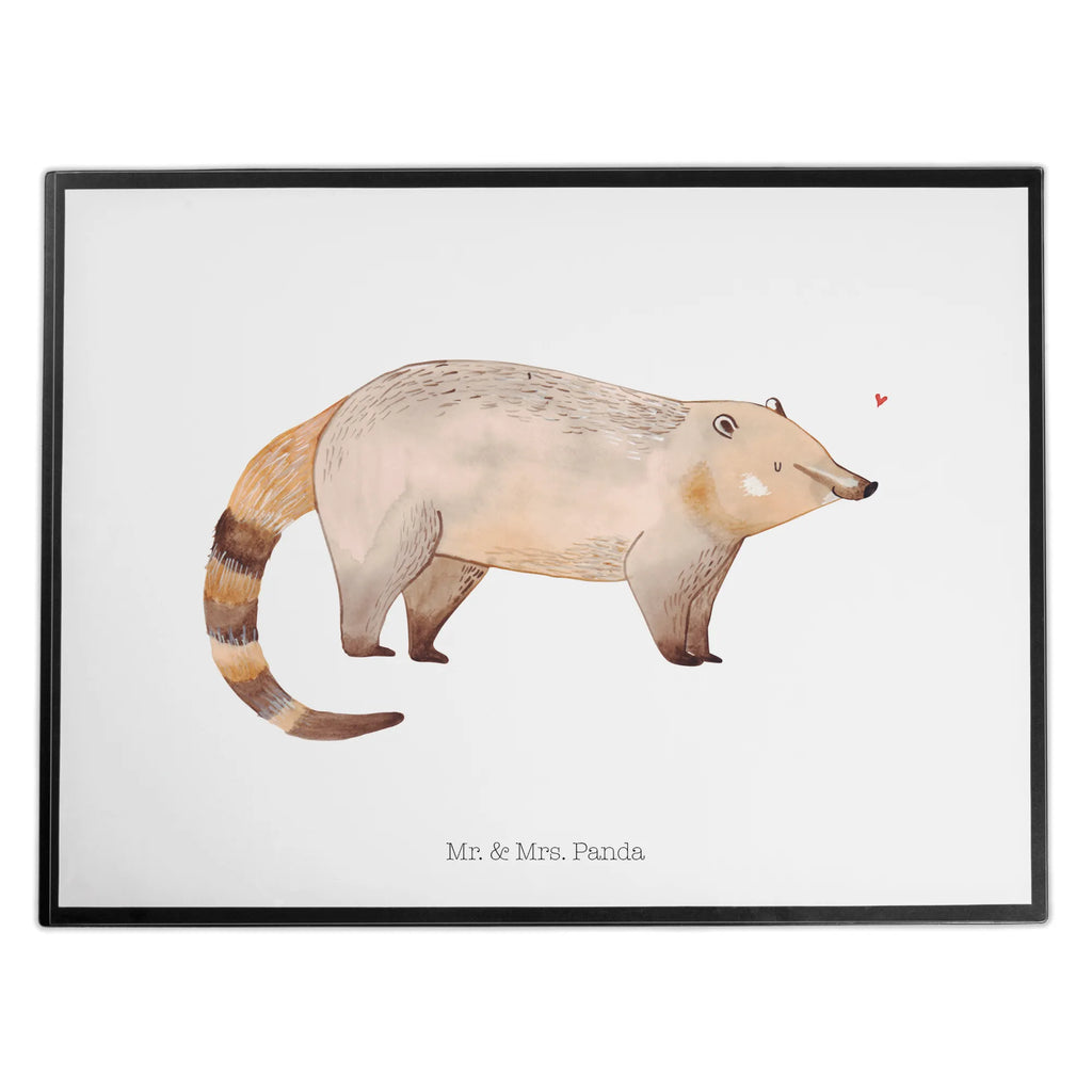 Desk pad Coati underlay, desk, girl, office, children, Desk pad, small animals, cute, funny, cute animal motives, hand drawn, small world, funny sayings, good mood, happy, gifts, gift ideas, special gifts, animal lover, card, nose bear, bear, trunk bear, Nose bear