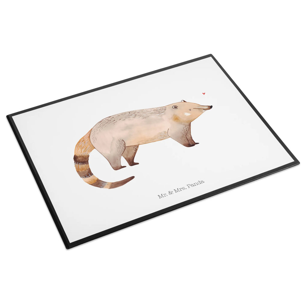 Desk pad Coati underlay, desk, girl, office, children, Desk pad, small animals, cute, funny, cute animal motives, hand drawn, small world, funny sayings, good mood, happy, gifts, gift ideas, special gifts, animal lover, card, nose bear, bear, trunk bear, Nose bear