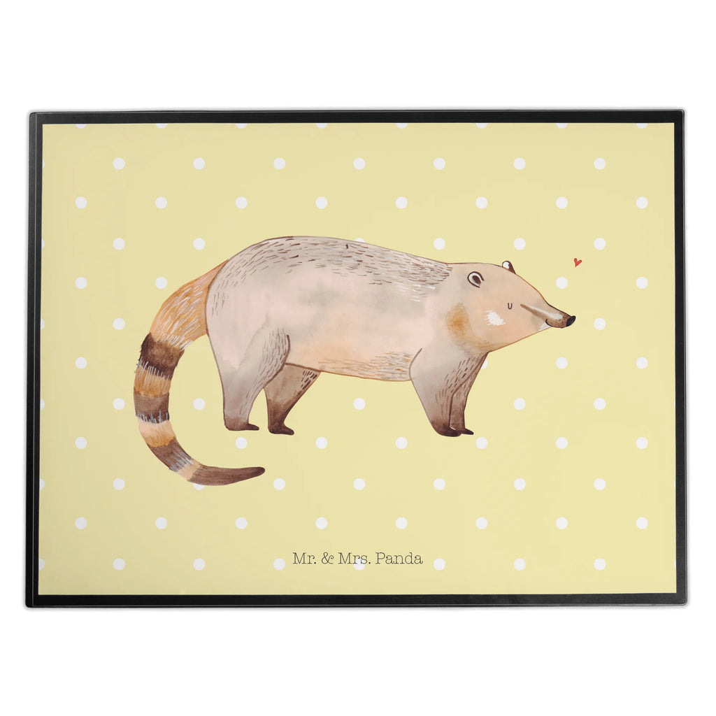 Desk pad Coati underlay, desk, girl, office, children, Desk pad, small animals, cute, funny, cute animal motives, hand drawn, small world, funny sayings, good mood, happy, gifts, gift ideas, special gifts, animal lover, card, nose bear, bear, trunk bear, Nose bear