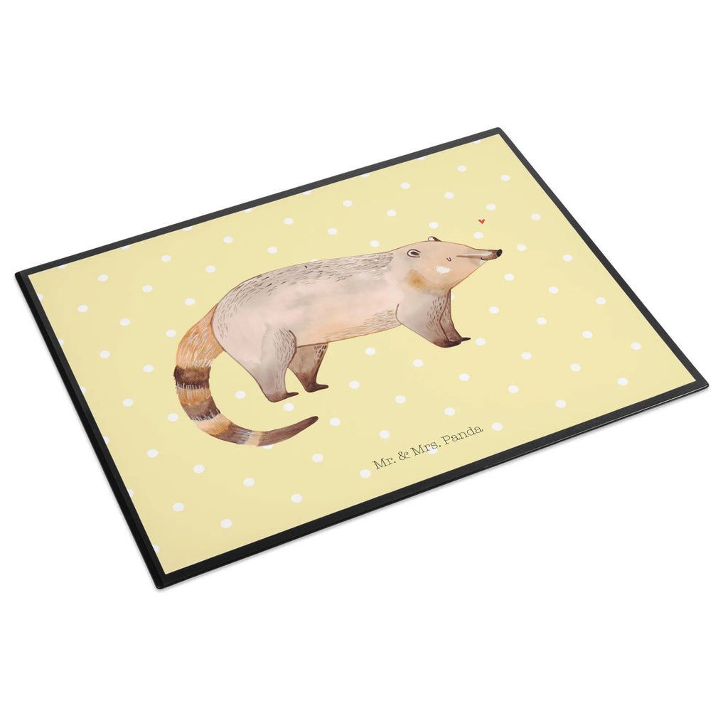 Desk pad Coati underlay, desk, girl, office, children, Desk pad, small animals, cute, funny, cute animal motives, hand drawn, small world, funny sayings, good mood, happy, gifts, gift ideas, special gifts, animal lover, card, nose bear, bear, trunk bear, Nose bear
