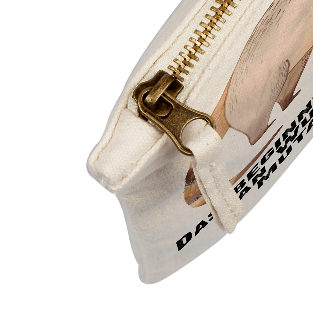 Make-up bag Coati small animals, cute, funny, cute animal motives, hand drawn, small world, funny sayings, good mood, happy, gifts, gift ideas, special gifts, animal lover, card, bear, trunk bear, nose bear, Nose bear