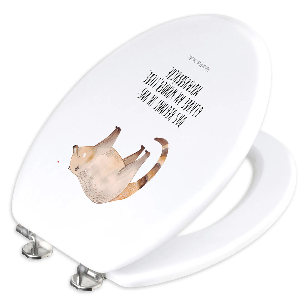Motiv WC deska sedesowa Nosacz WC-Sitz, Toilettendeckel, Klodeckel, WC-Deckel, Klobrille, Toilettensitz, Tiere, Tiermotive, lustige Sprüche, Gute Laune, Nasenbär, Rüsselbär, Bär, Nasenbären