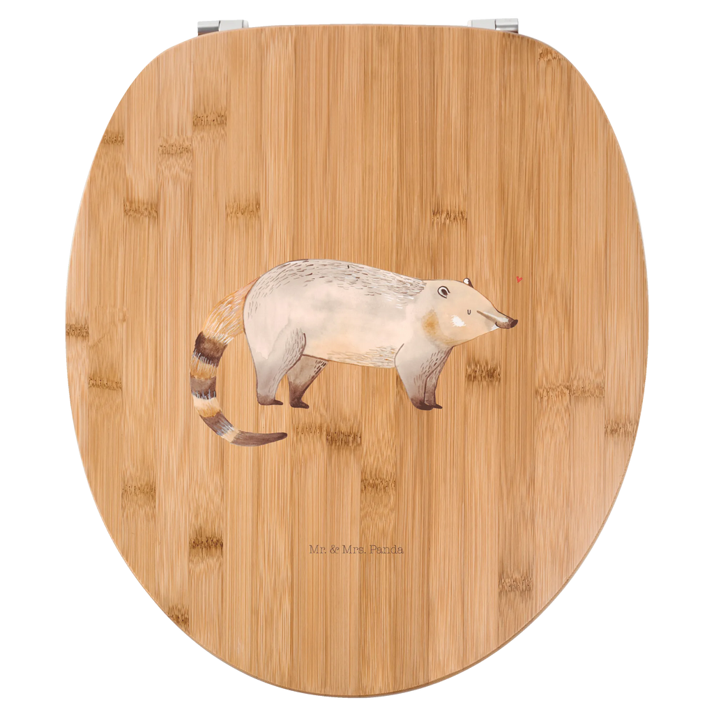 Motiv WC deska sedesowa Nosacz WC-Sitz, Toilettendeckel, Klodeckel, WC-Deckel, Klobrille, Toilettensitz, Tiere, Tiermotive, lustige Sprüche, Gute Laune, Nasenbär, Rüsselbär, Bär, Nasenbären