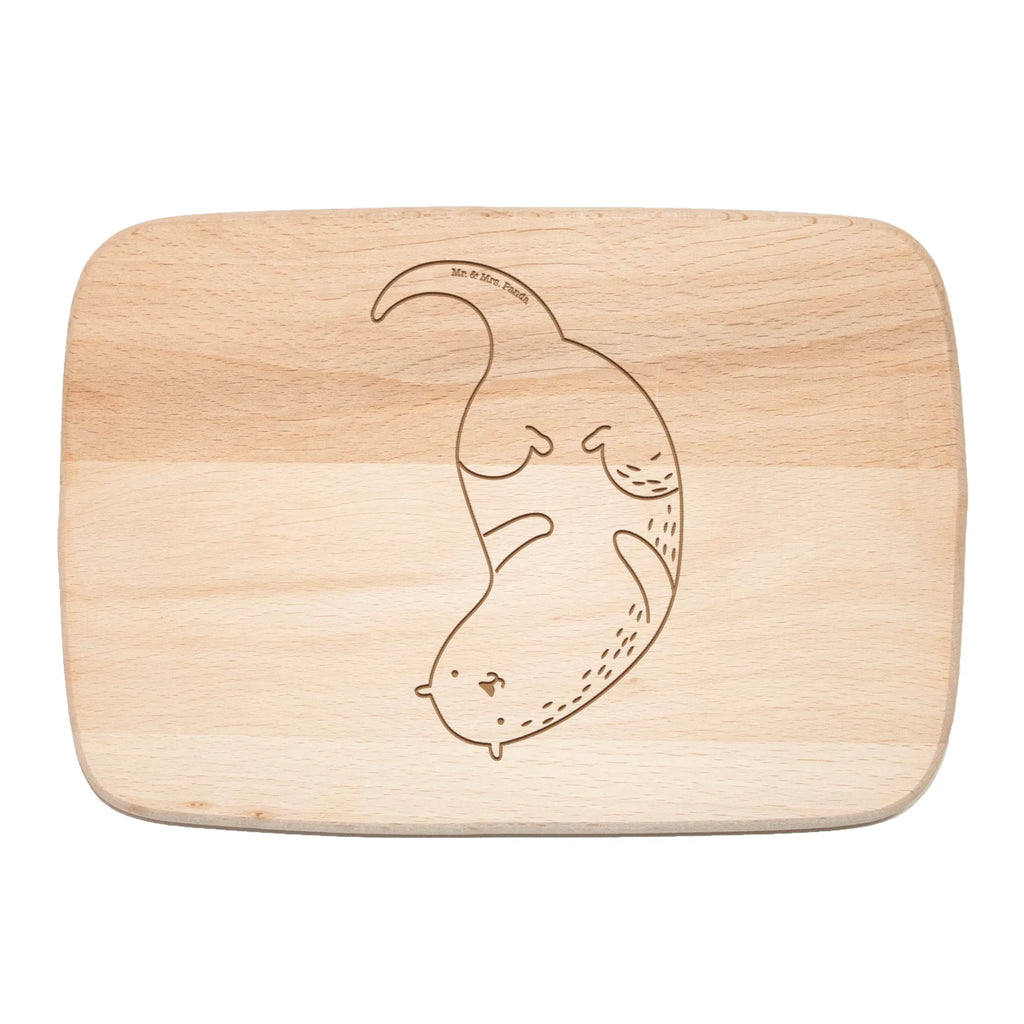 Küchenbrett Otter Kopfüber Holzbrett, Schneidebrett, Frühstücksbrettchen, Küchenbrett, Schneidebrett Holz, Frühstücksbrett, Otter, Fischotter, Seeotter, Otter Seeotter See Otter