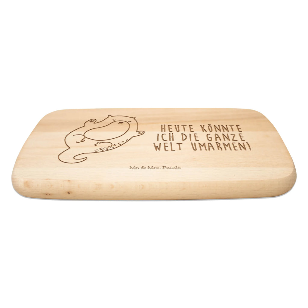 Holzbrett Otter Umarmen Schneidebrett Holz, Holzbrett, Küchenbrett, Schneidebrett, Frühstücksbrett, Frühstücksbrettchen, Otter, Fischotter, Seeotter, Otter Seeotter See Otter