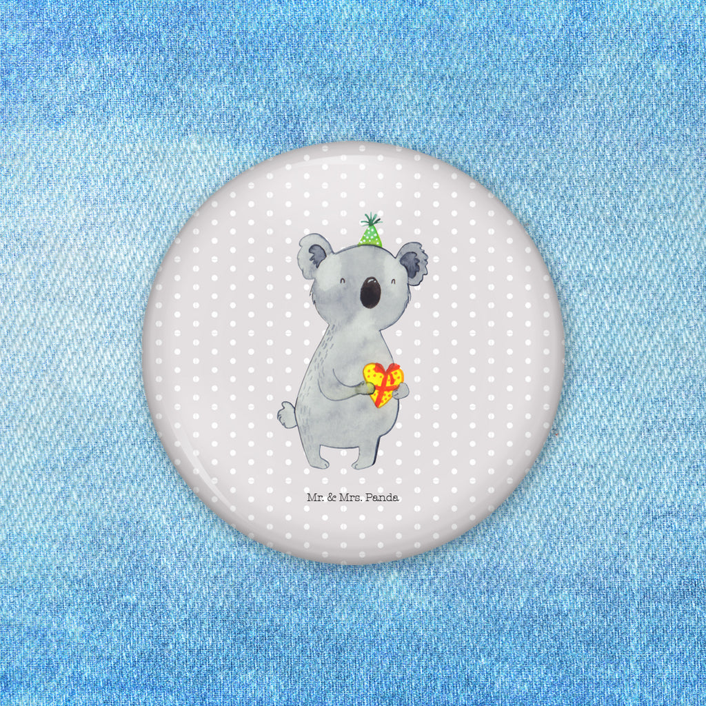 Button Koala Geschenk 50mm Button, Button, Pin, Anstecknadel, Koala, Koalabär, Geschenk, Geburtstag, Party