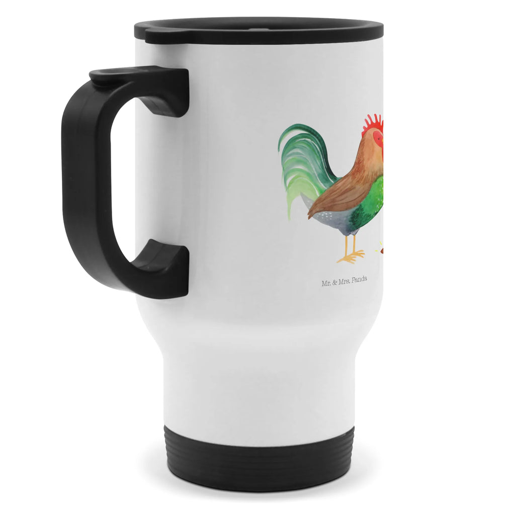 Insulated mug Faucet grain travel coffee mug, travel mug, Thermo mug, Thermo cup, Insulated mug, To Go mug, Coffee mug, farm, farm animals, animals, eggs, hen, nature, cock, corn