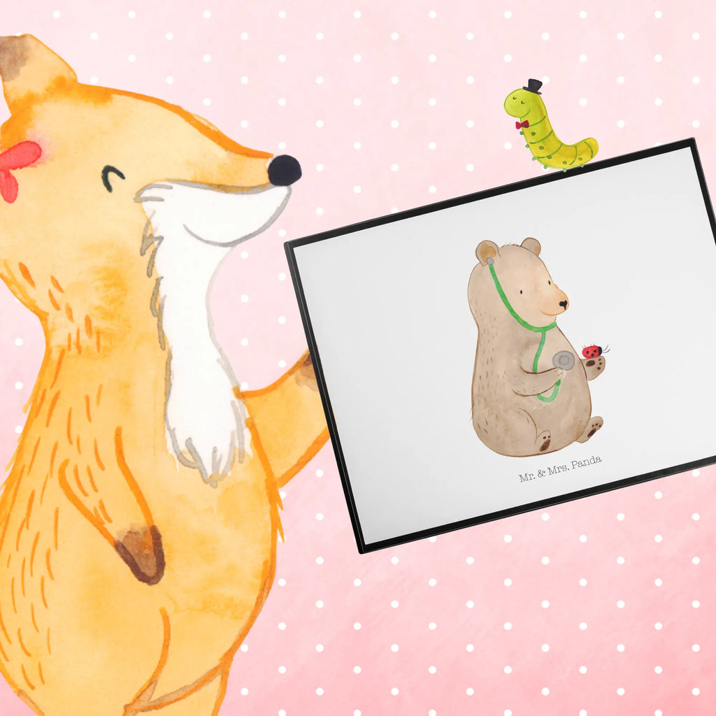 Schreibtischunterlage Bär Arzt Büroartikel, Schreibtisch Unterlagen, Bürobedarf, Schreibtischunterlage Groß, Schreibwaren, Schreibtischauflage, Schreibunterlage, Bär, Teddy, Teddybär, Doktor, Doktorin, Ärztin, Professorin, Professor, Arzt
