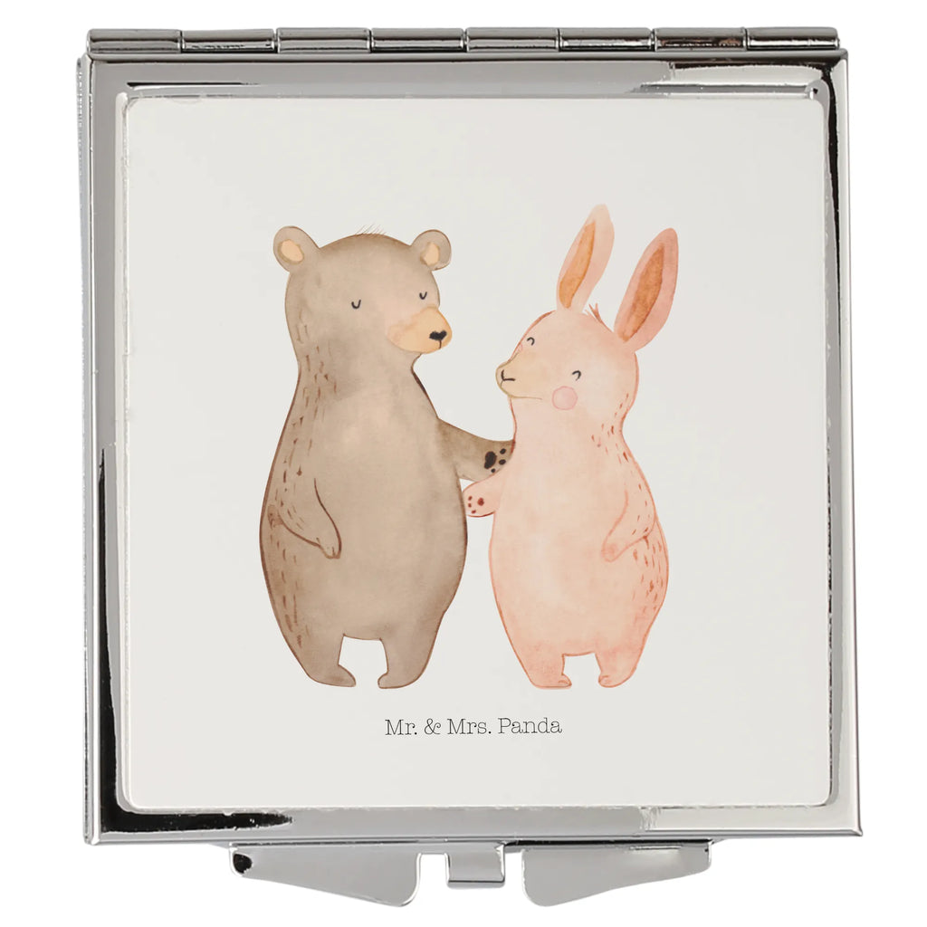 Handbag mirror bear and rabbit Embrace Deko Handspiegel, Klappbarer Handspiegel, Schminkspiegel Kompakt, Design Taschenspiegel, Vintage Kompaktspiegel, Spiegel Für Handtasche, Silber, Klappspiegel, Handspiegel Zum Mitnehmen, Handtaschenspiegel, Taschen-Kosmetikspiegel, Spiegel Für Schminktasche, Handspiegel Für Damen, Handspiegel Geschenkidee, Quadratischer Handspiegel, Taschenspiegel, Schminkspiegel To Go, Kosmetikspiegel Klein, Klappbarer Taschenspiegel, Spiegel Für Unterwegs, Tragbarer Spiegel, Reise Spiegel, Spiegel Für Make-Up Tasche, Handspiegel Mit Hülle, Kompaktspiegel, Mini Spiegel, Runder Taschenspiegel, Freund, Liebe, Ehefrau, Hocheitstag, Ehemann, Heiratsantrag, Jahrestag, Liebesgeschenk, Partner, Heiraten, Freundin, Verlobung, Bär, Bärchen, Hase, Bester Freund, Best Friends, Freunde