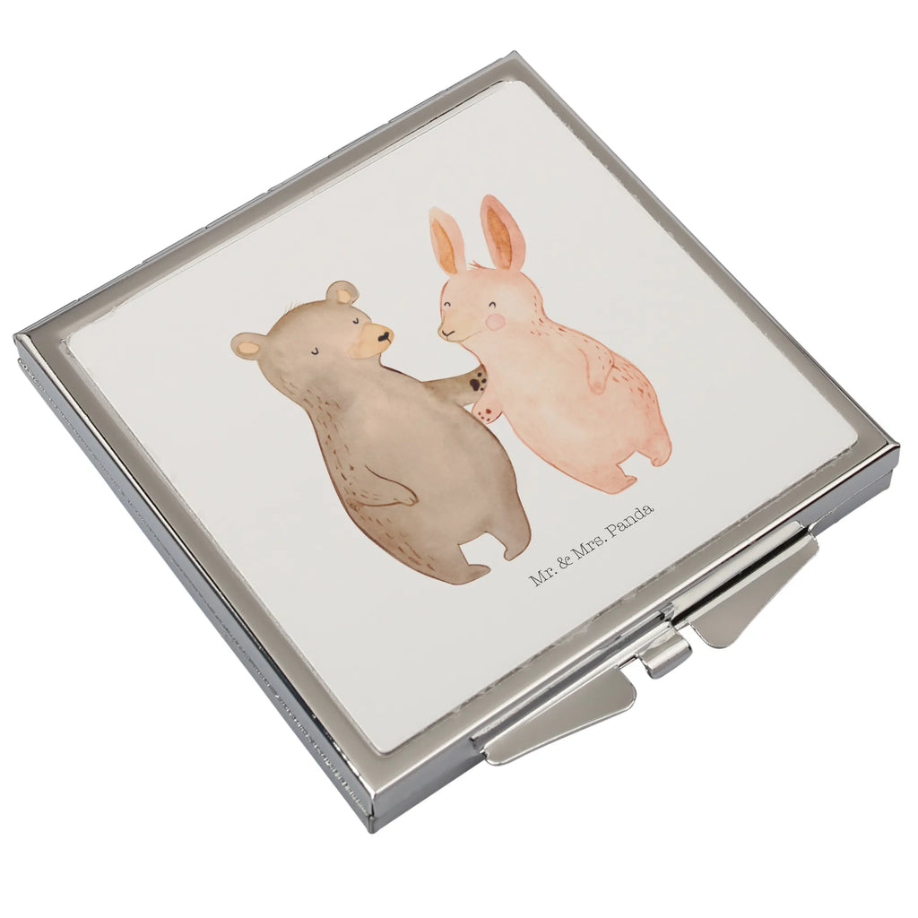 Handbag mirror bear and rabbit Embrace Deko Handspiegel, Klappbarer Handspiegel, Schminkspiegel Kompakt, Design Taschenspiegel, Vintage Kompaktspiegel, Spiegel Für Handtasche, Silber, Klappspiegel, Handspiegel Zum Mitnehmen, Handtaschenspiegel, Taschen-Kosmetikspiegel, Spiegel Für Schminktasche, Handspiegel Für Damen, Handspiegel Geschenkidee, Quadratischer Handspiegel, Taschenspiegel, Schminkspiegel To Go, Kosmetikspiegel Klein, Klappbarer Taschenspiegel, Spiegel Für Unterwegs, Tragbarer Spiegel, Reise Spiegel, Spiegel Für Make-Up Tasche, Handspiegel Mit Hülle, Kompaktspiegel, Mini Spiegel, Runder Taschenspiegel, Freund, Liebe, Ehefrau, Hocheitstag, Ehemann, Heiratsantrag, Jahrestag, Liebesgeschenk, Partner, Heiraten, Freundin, Verlobung, Bär, Bärchen, Hase, Bester Freund, Best Friends, Freunde