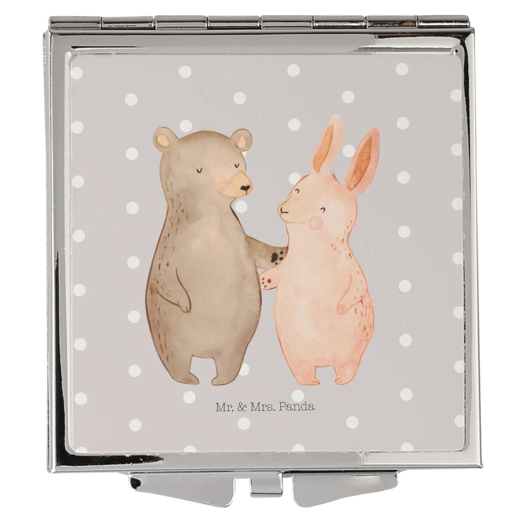 Handbag mirror bear and rabbit Embrace Deko Handspiegel, Klappbarer Handspiegel, Schminkspiegel Kompakt, Design Taschenspiegel, Vintage Kompaktspiegel, Spiegel Für Handtasche, Silber, Klappspiegel, Handspiegel Zum Mitnehmen, Handtaschenspiegel, Taschen-Kosmetikspiegel, Spiegel Für Schminktasche, Handspiegel Für Damen, Handspiegel Geschenkidee, Quadratischer Handspiegel, Taschenspiegel, Schminkspiegel To Go, Kosmetikspiegel Klein, Klappbarer Taschenspiegel, Spiegel Für Unterwegs, Tragbarer Spiegel, Reise Spiegel, Spiegel Für Make-Up Tasche, Handspiegel Mit Hülle, Kompaktspiegel, Mini Spiegel, Runder Taschenspiegel, Freund, Liebe, Ehefrau, Hocheitstag, Ehemann, Heiratsantrag, Jahrestag, Liebesgeschenk, Partner, Heiraten, Freundin, Verlobung, Bär, Bärchen, Hase, Bester Freund, Best Friends, Freunde