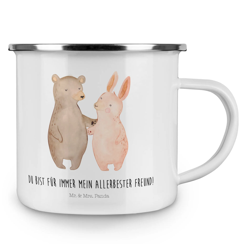 Camping Emaille Tasse Bär Hase Umarmen Teebecher, Reisebecher, becher emaille, wanderbecher, Emaille Tasse, blechbecher, Tasse Emaille, Emaille Becher, Kaffeetasse, Trinkbecher, Kaffeebecher, Campingbecher, Metalltasse, emaillebecher, Teetasse, metallbecher, Emailletasse, Pott, Blechtasse, Tasse, Campingtasse, reisetasse, Becher, wandertasse, Verlobung, Freund, Partner, Heiratsantrag, Freundin, Liebesgeschenk, Ehemann, Hocheitstag, Ehefrau, Heiraten, Jahrestag, Liebe, Bär, Bärchen, Freunde, Bester Freund, Best Friends, Hase