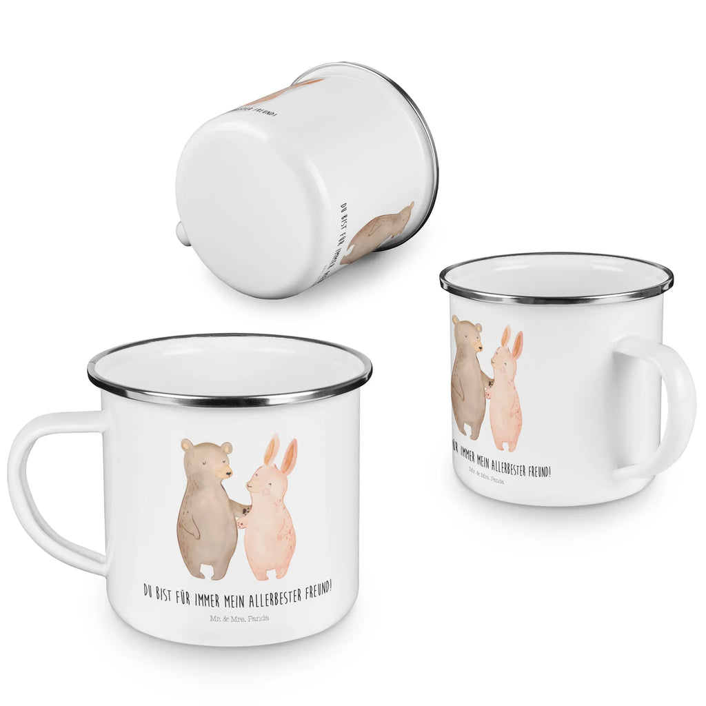 Camping Emaille Tasse Bär Hase Umarmen Teebecher, Reisebecher, becher emaille, wanderbecher, Emaille Tasse, blechbecher, Tasse Emaille, Emaille Becher, Kaffeetasse, Trinkbecher, Kaffeebecher, Campingbecher, Metalltasse, emaillebecher, Teetasse, metallbecher, Emailletasse, Pott, Blechtasse, Tasse, Campingtasse, reisetasse, Becher, wandertasse, Verlobung, Freund, Partner, Heiratsantrag, Freundin, Liebesgeschenk, Ehemann, Hocheitstag, Ehefrau, Heiraten, Jahrestag, Liebe, Bär, Bärchen, Freunde, Bester Freund, Best Friends, Hase
