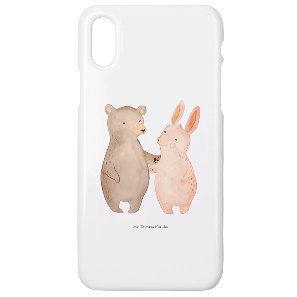 Etui na iPhone 10 Niedźwiedź i królik Przytulać Hülle, Iphone X, Iphone 10, Handy Case, Handy, Handyhülle, Handycover, Cover, Ehefrau, Freundin, Liebe, Liebesgeschenk, Jahrestag, Hocheitstag, Verlobung, Freund, Heiratsantrag, Partner, Heiraten, Ehemann, Hase, Bärchen, Bester Freund, Best Friends, Bär, Freunde