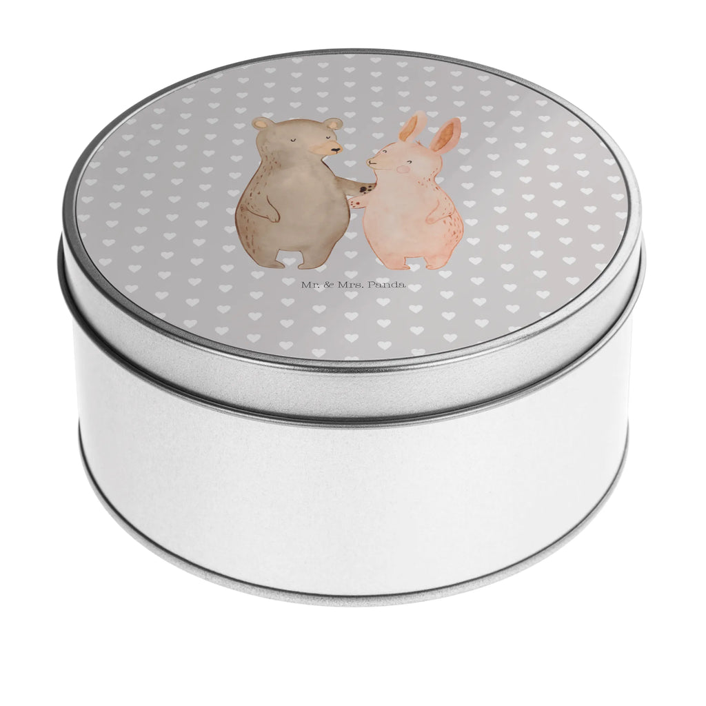 Round tin bear and rabbit Embrace runddose, Geschenkdose, runde dosen, Dose, Blechdose Rund, Metalldose, runddosen, gebäckdose, metalldosen, Aufbewahrungsdosen, Vorratsdosen, runde blechdosen, Metalldose Rund, geschenkdosen, Metallbox, blechdosen, gebäckdosen, Aufbewahrungsdose, dosen, metallboxen, Keksdose, Runde Blechdose, plätzchendosen, Vorratsdose, Aufbewahrungsbox, Blechdose, runde keksdosen, runde keksdose, keksdosen, Runde Dose, plätzchendose, Freundin, Freund, Liebe, Liebesgeschenk, Jahrestag, Verlobung, Partner, Ehemann, Ehefrau, Heiraten, Heiratsantrag, Hocheitstag, Bär, Bärchen, Best Friends, Hase, Freunde, Bester Freund