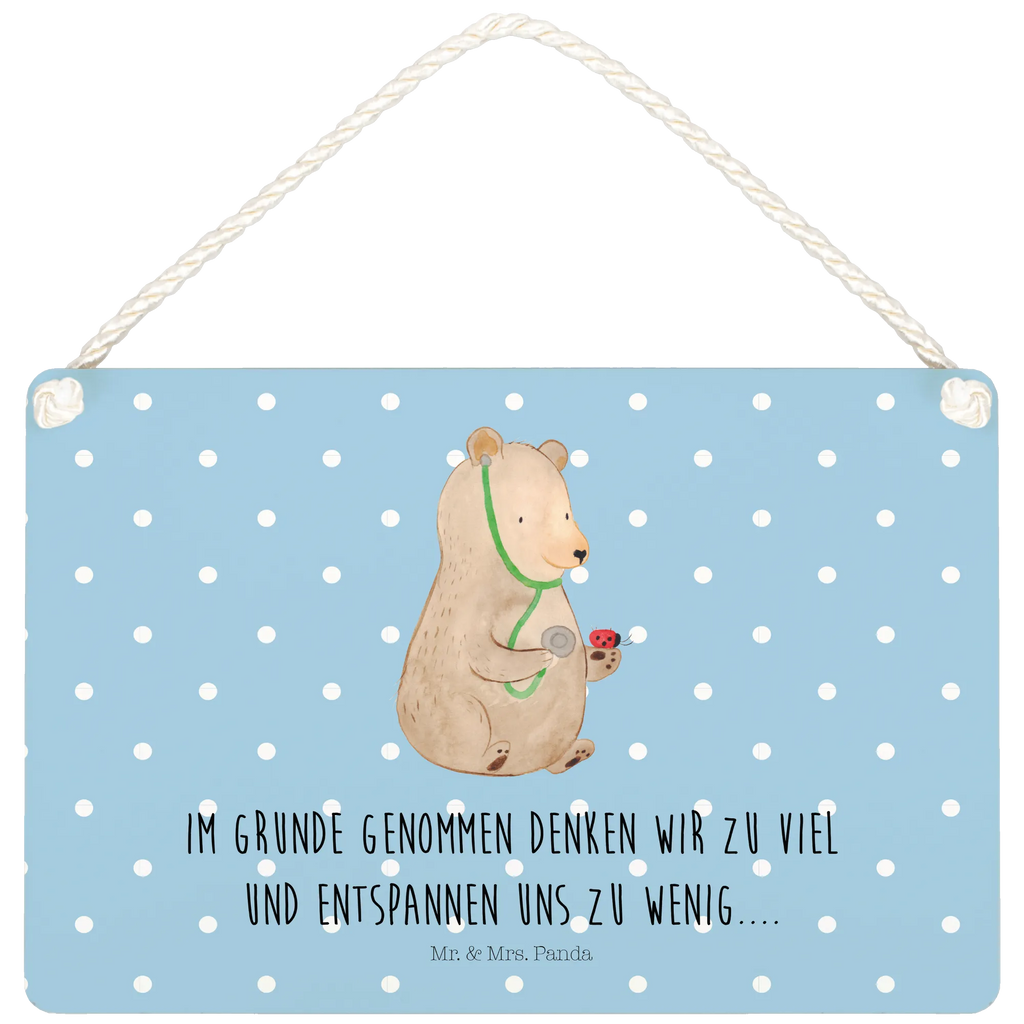 Decorative sign bear Physician dekoschilder, sprüche schild, Holztafel, Spruchschild, Küchenschild, hängeschild, Schild, wandhänger, Holzschild, Türschild, Schild mit Spruch, Badschild, wandtafel, dekotafel, Deko Wandtafel, Motivschild, Deko Schild, holzbild, Dekoschild, Türschild Familie, dekoration schild, Wandschild, Teddybär, Teddy, Bär, Professorin, Doktorin, Ärztin, Professor, Arzt, Doktor