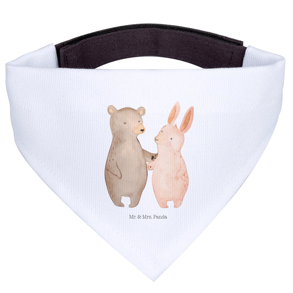 Chusta na szyję dla psa L Niedźwiedź i królik Przytulać Hunde, Mittel, Hundehalstuch, Tuch, Mittelgroße Hunde, Halstuch, Liebesgeschenk, Freund, Liebe, Partner, Jahrestag, Ehefrau, Freundin, Verlobung, Heiraten, Ehemann, Hocheitstag, Heiratsantrag, Bärchen, Freunde, Hase, Bär, Bester Freund, Best Friends