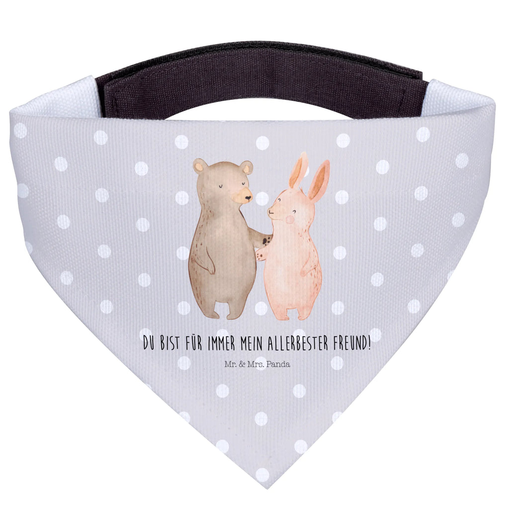 Chusta na szyję dla psa L Niedźwiedź i królik Przytulać Hunde, Mittel, Hundehalstuch, Tuch, Mittelgroße Hunde, Halstuch, Liebesgeschenk, Freund, Liebe, Partner, Jahrestag, Ehefrau, Freundin, Verlobung, Heiraten, Ehemann, Hocheitstag, Heiratsantrag, Bärchen, Freunde, Hase, Bär, Bester Freund, Best Friends