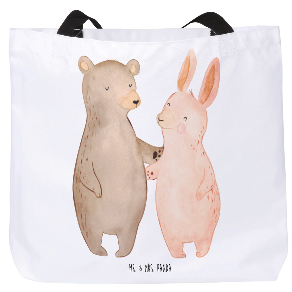 Shopper Bär Hase Umarmen Freizeittasche, Beutel, Einkaufsbeutel, Schultertasche, Strandtasche, Tragebeutel, Ausflug, XL, Schultasche, Shopper, Stofftasche, Tüte, Alltagstasche, Einkaufstasche, XXL Tasche, Schulbeutel, Freund, Liebe, Ehefrau, Hocheitstag, Ehemann, Heiratsantrag, Jahrestag, Liebesgeschenk, Partner, Heiraten, Freundin, Verlobung, Best Friends, Hase, Bester Freund, Freunde, Bärchen, Bär