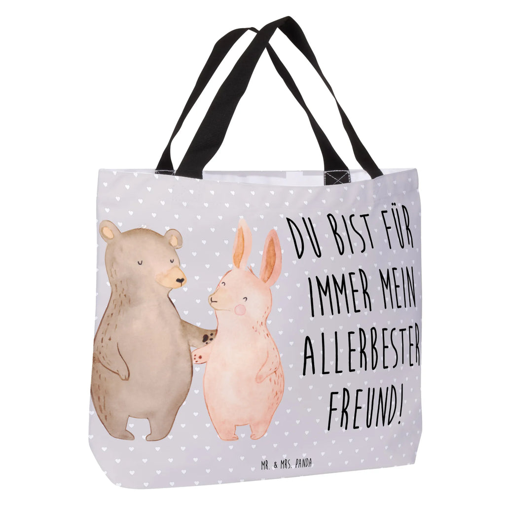 Shopper Bär Hase Umarmen Freizeittasche, Beutel, Einkaufsbeutel, Schultertasche, Strandtasche, Tragebeutel, Ausflug, XL, Schultasche, Shopper, Stofftasche, Tüte, Alltagstasche, Einkaufstasche, XXL Tasche, Schulbeutel, Freund, Liebe, Ehefrau, Hocheitstag, Ehemann, Heiratsantrag, Jahrestag, Liebesgeschenk, Partner, Heiraten, Freundin, Verlobung, Best Friends, Hase, Bester Freund, Freunde, Bärchen, Bär