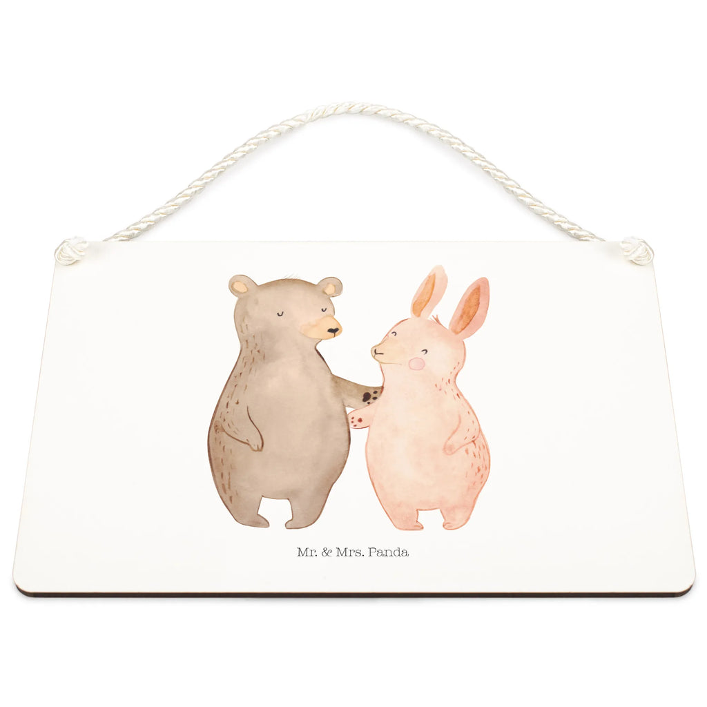 Deko Schild Bär und Hase Umarmen Schild, Schild mit Spruch, sprüche schild, Türschild, hängeschild, Deko Wandtafel, Holzschild, holzbild, dekoschilder, Holztafel, dekotafel, Türschild Familie, Motivschild, Spruchschild, Küchenschild, wandhänger, Wandschild, wandtafel, dekoration schild, Deko Schild, Badschild, Dekoschild, Verlobung, Freund, Partner, Heiratsantrag, Freundin, Liebesgeschenk, Ehemann, Hocheitstag, Ehefrau, Heiraten, Jahrestag, Liebe, Bär, Bester Freund, Hase, Bärchen, Freunde, Best Friends