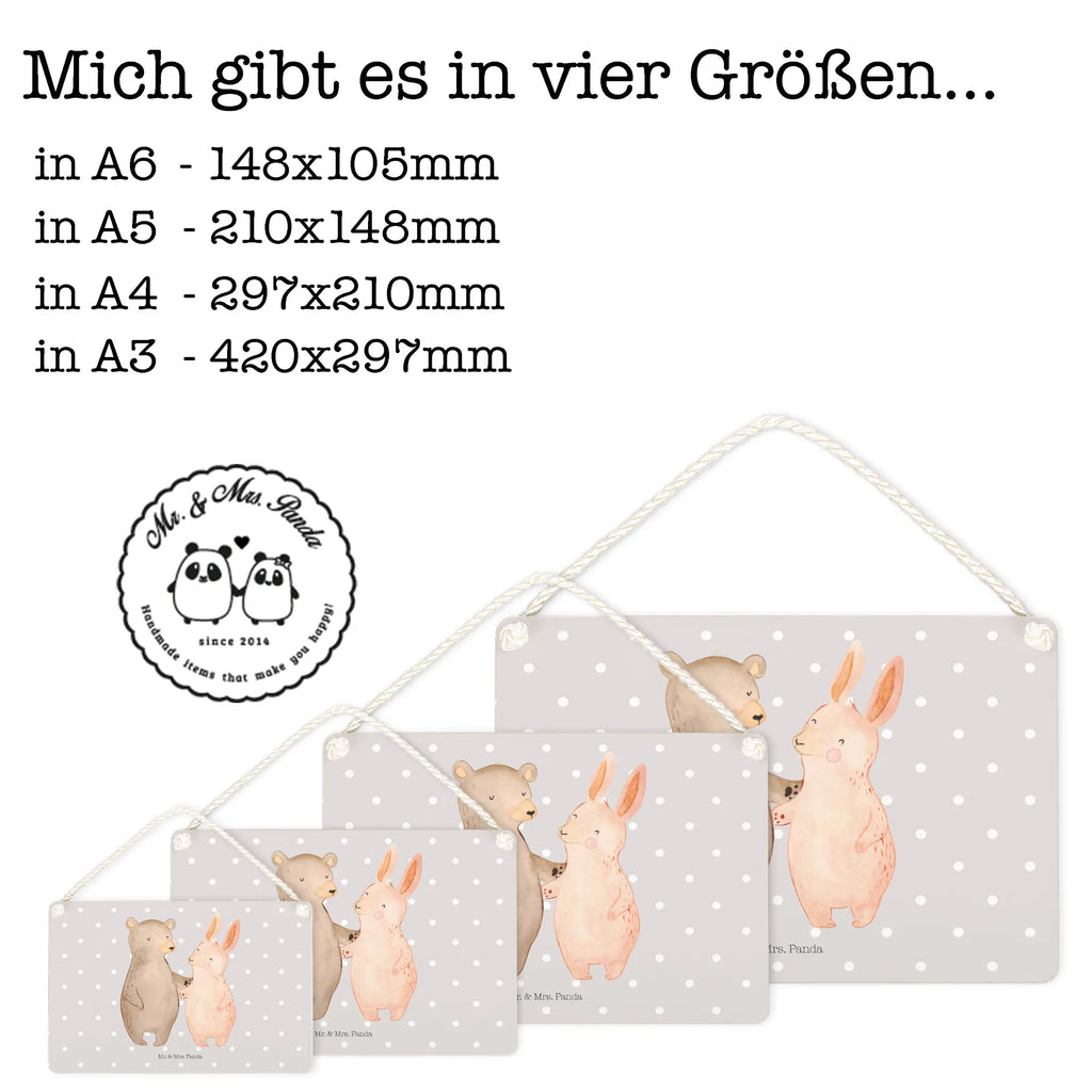 Deko Schild Bär und Hase Umarmen Schild, Schild mit Spruch, sprüche schild, Türschild, hängeschild, Deko Wandtafel, Holzschild, holzbild, dekoschilder, Holztafel, dekotafel, Türschild Familie, Motivschild, Spruchschild, Küchenschild, wandhänger, Wandschild, wandtafel, dekoration schild, Deko Schild, Badschild, Dekoschild, Verlobung, Freund, Partner, Heiratsantrag, Freundin, Liebesgeschenk, Ehemann, Hocheitstag, Ehefrau, Heiraten, Jahrestag, Liebe, Bär, Bester Freund, Hase, Bärchen, Freunde, Best Friends