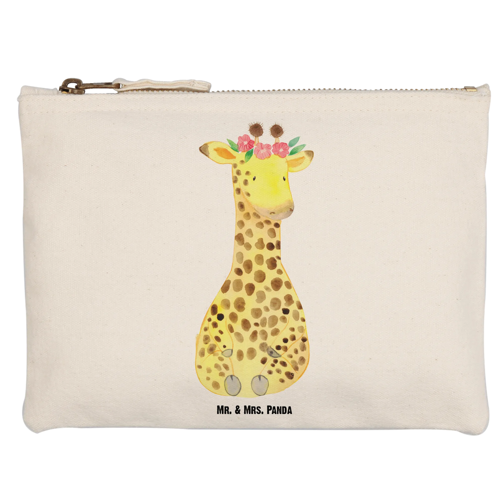Make-up bag giraffe flower wreath utensilientasche, Federmappe, Kosmetiktasche, Kulturtasche, pinsel tasche, Waschtasche, pencil case, kosmetiktäschchen, beauty case, toiletry bag, beauty tasche, Mäppchen, Etui, Kulturbeutel, Schlampermäppchen, Kosmetikbeutel, aufbewahrungsbeutel, Schminkbeutel, aufbewahrungstasche, Waschbeutel, Schminktäschchen, Stiftemäppchen, Schminktasche, Afrika, Wildtiere, Blumenkranz, Abenteurer, Selbstliebe, Giraffe, Freundin
