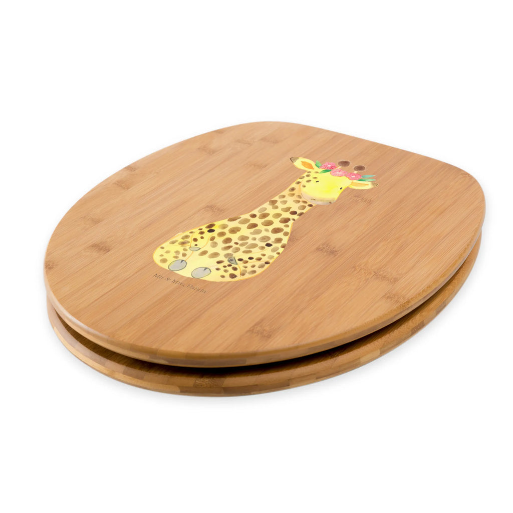 Motiv WC deska sedesowa żyrafa Wieniec kwiatów Afryka, dzikie zwierzęta