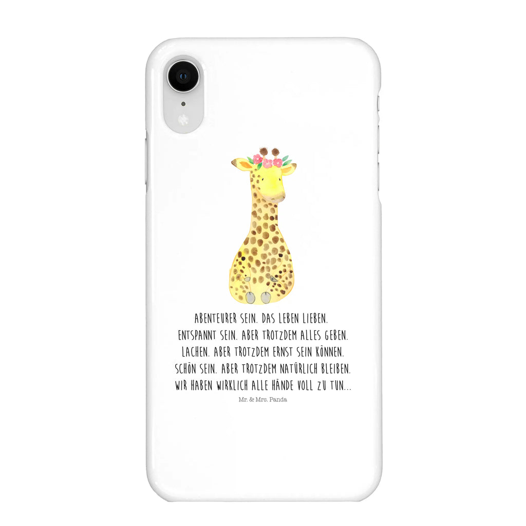 Etui na iPhone 11 żyrafa Wieniec kwiatów Handy, Hülle, Handy Case, Handycover, Handyhülle, Cover, Iphone 10, Iphone X, Wildtiere, Afrika, Giraffe, Blumenkranz, Selbstliebe, Freundin, Abenteurer