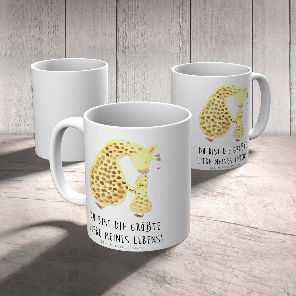 Kubek żyrafa dziecko Tasse mit Motiven, Tasse mit Zitaten, Teetasse, Keramiktasse, Tasse, Bürotasse, Geschenktasse, Kaffeetasse, Porzellantasse, Afrika, Wildtiere, Mutter, Sohn, Giraffe, Lieblingsmensch, Tochter, Kind, Mama