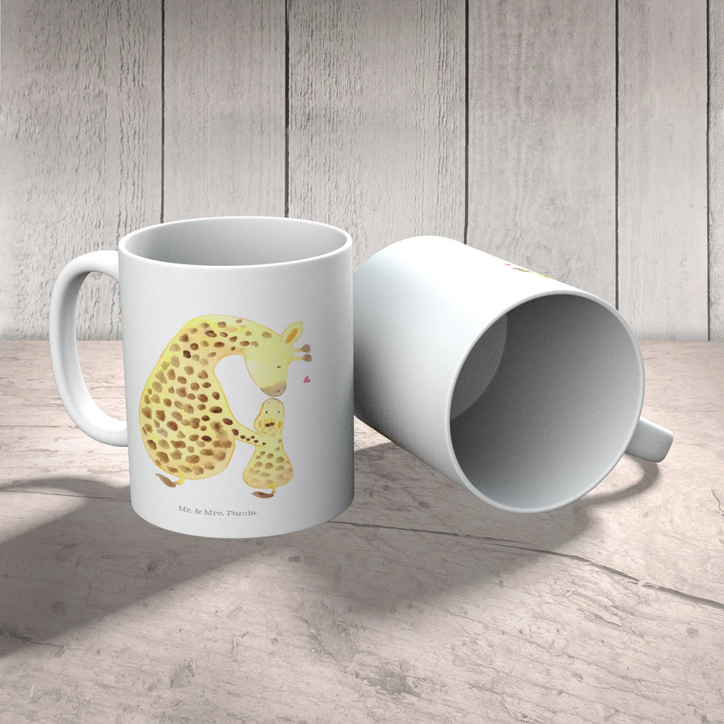 Kubek żyrafa dziecko Tasse mit Motiven, Tasse mit Zitaten, Teetasse, Keramiktasse, Tasse, Bürotasse, Geschenktasse, Kaffeetasse, Porzellantasse, Afrika, Wildtiere, Mutter, Sohn, Giraffe, Lieblingsmensch, Tochter, Kind, Mama