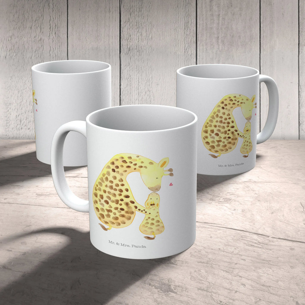 Kubek żyrafa dziecko Tasse mit Motiven, Tasse mit Zitaten, Teetasse, Keramiktasse, Tasse, Bürotasse, Geschenktasse, Kaffeetasse, Porzellantasse, Afrika, Wildtiere, Mutter, Sohn, Giraffe, Lieblingsmensch, Tochter, Kind, Mama