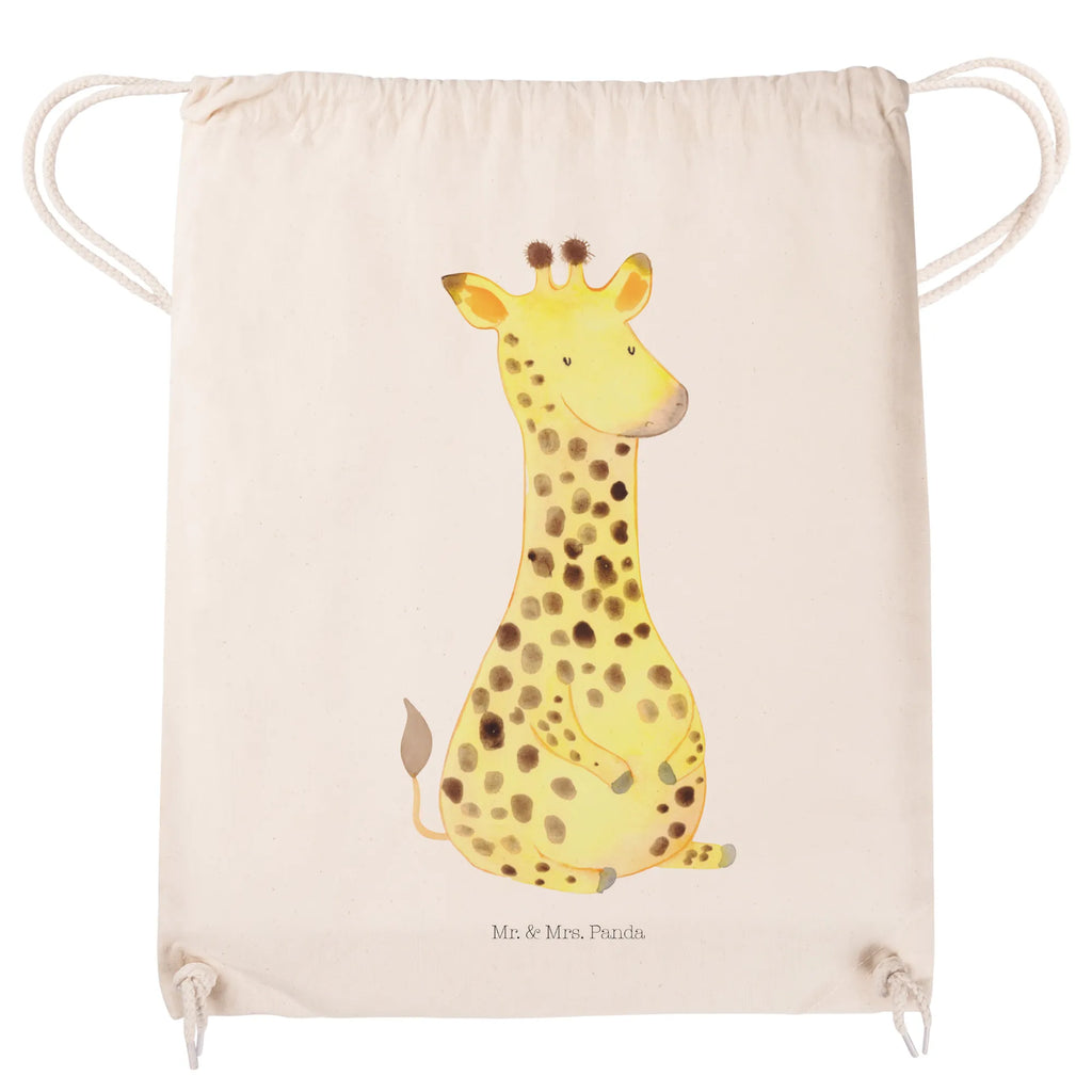 Drawstring bag giraffe Satisfied gym bag, sports bag, bag, carrier bag, hipster, jute bag, Africa, Giraffe, Adventure, Happiness