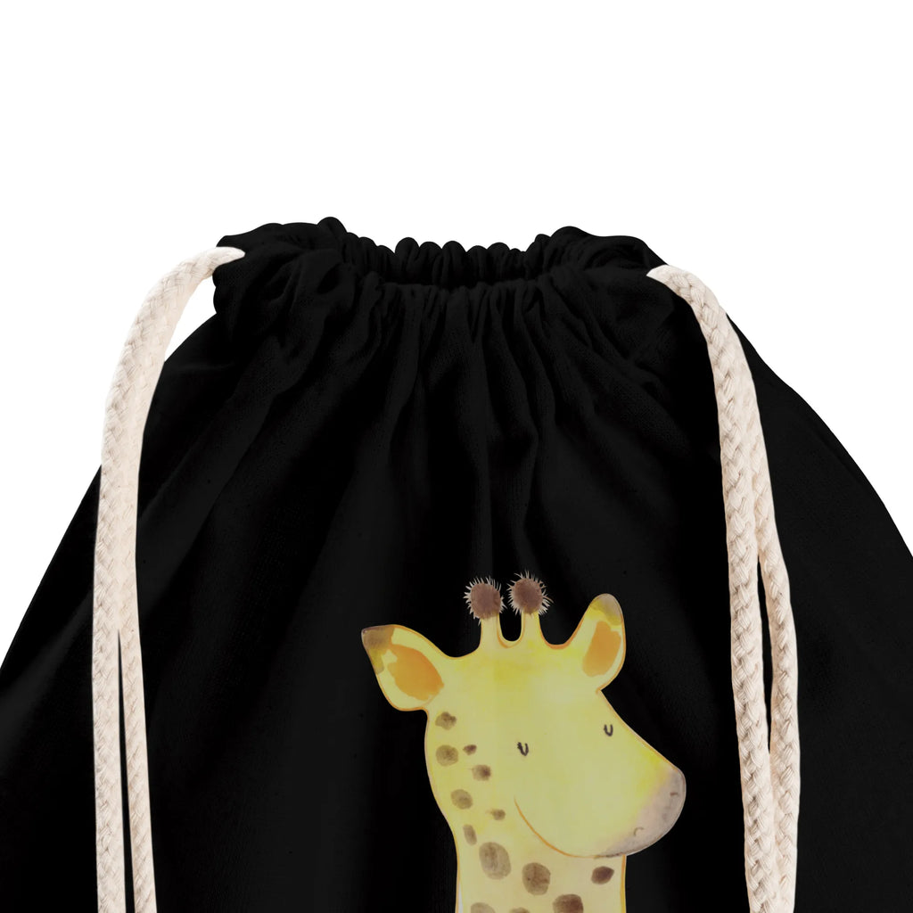 Drawstring bag giraffe Satisfied gym bag, sports bag, bag, carrier bag, hipster, jute bag, Africa, Giraffe, Adventure, Happiness