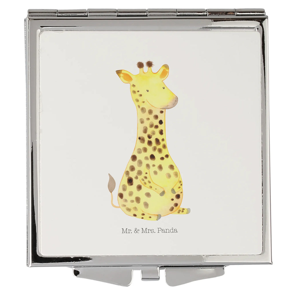 Kwadratowe lusterko do torebki żyrafa Zadowolony Kompaktspiegel, Spiegel Für Handtasche, Taschen-Kosmetikspiegel, Klappbarer Taschenspiegel, Reise Spiegel, Spiegel Für Schminktasche, Design Taschenspiegel, Vintage Kompaktspiegel, Taschenspiegel, Handspiegel Zum Mitnehmen, Kosmetikspiegel Klein, Schminkspiegel Kompakt, Runder Taschenspiegel, Handtaschenspiegel, Handspiegel Geschenkidee, Mini Spiegel, Handspiegel Für Damen, Quadratischer Handspiegel, Klappspiegel, Spiegel Für Unterwegs, Tragbarer Spiegel, Schminkspiegel To Go, Deko Handspiegel, Spiegel Für Make-Up Tasche, Silber, Klappbarer Handspiegel, Handspiegel Mit Hülle, Afrika, Wildtiere, Glück, Giraffe, Zufrieden, Abenteuer