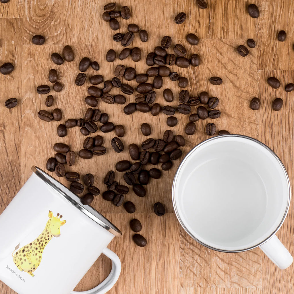 Enamel camping mug giraffe Satisfied travel mug, metal cup, camper mug, tin coffee cup, bushcraft mug, camping metal cup, enamel camping cup, steel mug for camping, campfire mug, lightweight camping mug, camping mug, enamel mug, stainless steel drinking cup, metal camping mug, adventure mug, camp coffee mug, hiking mug, outdoor cup, backpacking mug, enamel drinking mug, Africa, Happiness, Adventure, Giraffe