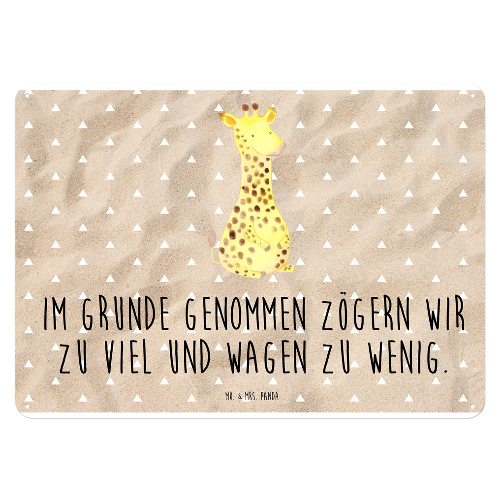 Blechschild Giraffe Zufrieden Türschild Metall, Dekoschild Metall, Wandschild Metall, Blechschild Groß, Blechschild Zum Aufhängen, Blechschild Für Frauen, Blechschild Küche, Blechschild, Blechschild Für Männer, Blechschild Büro, Afrika, Wildtiere, Giraffe, Glück, Zufrieden, Abenteuer