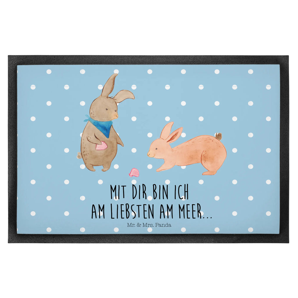 Doormat Bunnies with seashell Türvorleger, Fußabstreifer, Eingangsmatte, fußmatte, matte haustür, Schmutzmatte, Abtreter, Haustürmatte, hausmatte, Abtretmatte, Fußabtreter, Fussmatte, sauberlaufmatten, abstreifer, schmutzfangmatten, Fußmatten, Schmutzfänger, Türmatte, Schuhabstreifer, türmatten, Schmutzfangmatte, Eingangsteppich, Schmutzfangteppich, außenmatte, Sauberlaufmatte, flurmatte, Papa, Muttertag, Opa, Oma, Bruder, Schwester, Familie, Vatertag, Mama, Freundinnen, Muscheln Sammeln, Best Friends, Hasen, Beste Freundin, Freundin, Meer, BFF, Muscheln