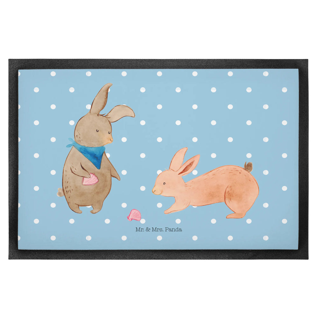 Doormat Bunnies with seashell Türvorleger, Fußabstreifer, Eingangsmatte, fußmatte, matte haustür, Schmutzmatte, Abtreter, Haustürmatte, hausmatte, Abtretmatte, Fußabtreter, Fussmatte, sauberlaufmatten, abstreifer, schmutzfangmatten, Fußmatten, Schmutzfänger, Türmatte, Schuhabstreifer, türmatten, Schmutzfangmatte, Eingangsteppich, Schmutzfangteppich, außenmatte, Sauberlaufmatte, flurmatte, Papa, Muttertag, Opa, Oma, Bruder, Schwester, Familie, Vatertag, Mama, Freundinnen, Muscheln Sammeln, Best Friends, Hasen, Beste Freundin, Freundin, Meer, BFF, Muscheln