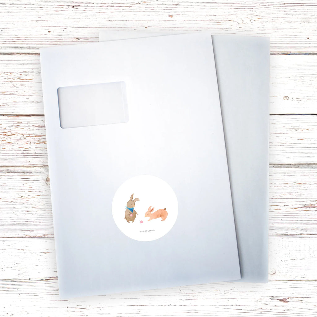 Rund Aufkleber Hasen Muschel Sticker, Etikett, Aufkleber, Muttertag, Vatertag, Mama, Papa, Oma, Opa, Familie, Schwester, Bruder, Hasen, Freundin, Best Friends, Freundinnen, Beste Freundin, Muscheln Sammeln, Meer, Muscheln, BFF