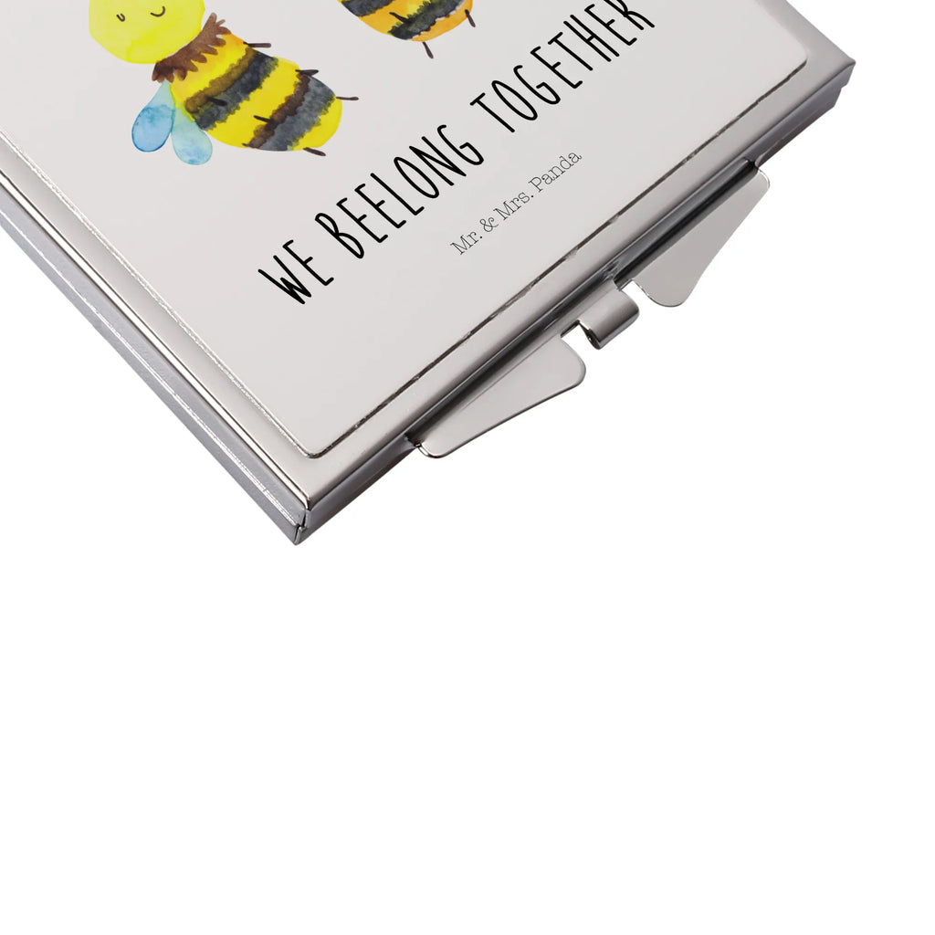 Kwadratowe lusterko do torebki pszczoła zakochany Biedronka, Os, Trzmiel