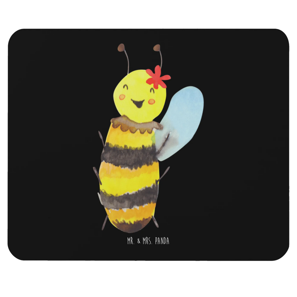 Mouse mat bee happy Study, Gift, Work, Pad, Office, Mouse, Mouse Pad, mousepad, Motif, fun, Student, PC, saying, Print, Bee, wasp, bumblebee