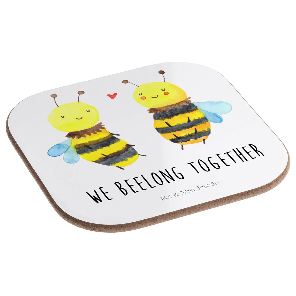Square coaster bee In love presents, Coasters, glass coasters, party, breakfast, gifts, gift, Bee, wasp, bumblebee
