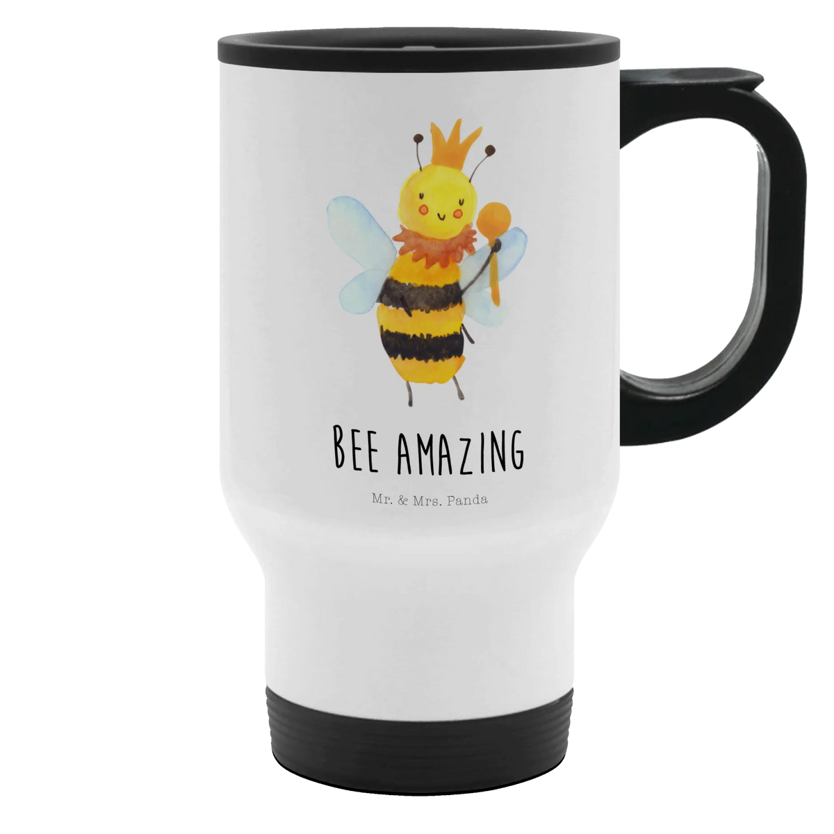 Insulated mug bee king Insulated mug, travel coffee mug, travel mug, Thermo mug, Thermo cup, Coffee mug, To Go mug, Bee, wasp, bumblebee