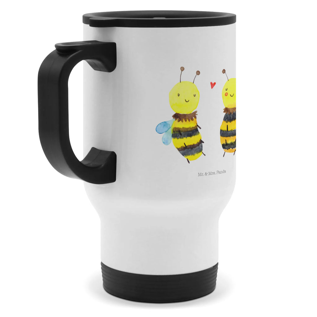 Insulated mug bee In love travel coffee mug, travel mug, Insulated mug, To Go mug, Thermo cup, Thermo mug, Coffee mug, Bee, wasp, bumblebee