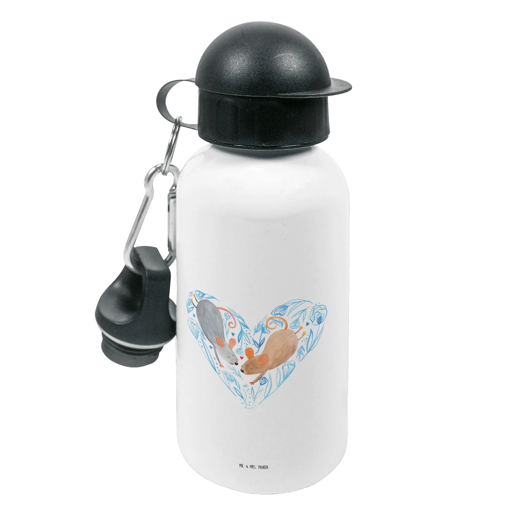 Dziecięca butelka do picia Myszy serce Miłość, partner, przyjaciel, przyjaciółka, mąż, żona, wesele, zaręczyny, prośba o rękę, prezent miłosny, rocznica, dzień ślubu